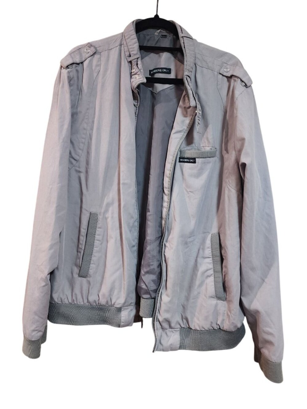 Vintage 1980's Members Only Gray jacket Mens Size XL